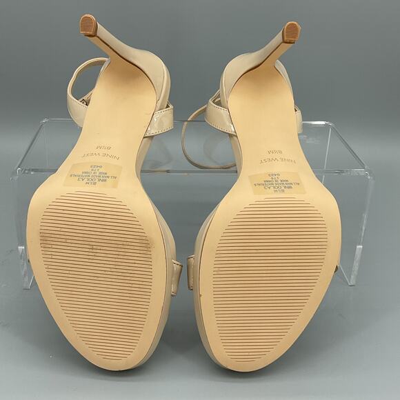 NEW Nine West Women’s Loola High Heel Sandals Taupe Size 8.5M - Picture 8 of 10